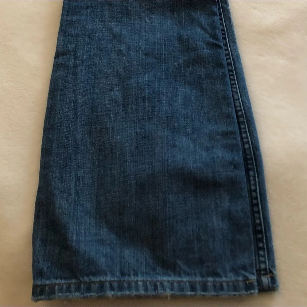 X2 Jeans 33 waist Distressed Blue Jeans Vintage Timeless Chic Streetwear Boho - Picture 8 of 9